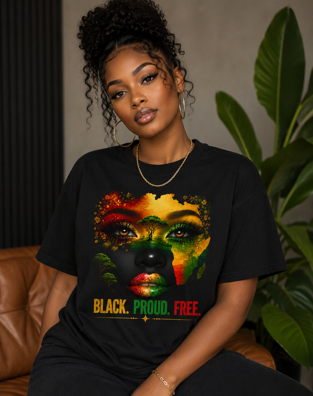 Black Proud Free Tee