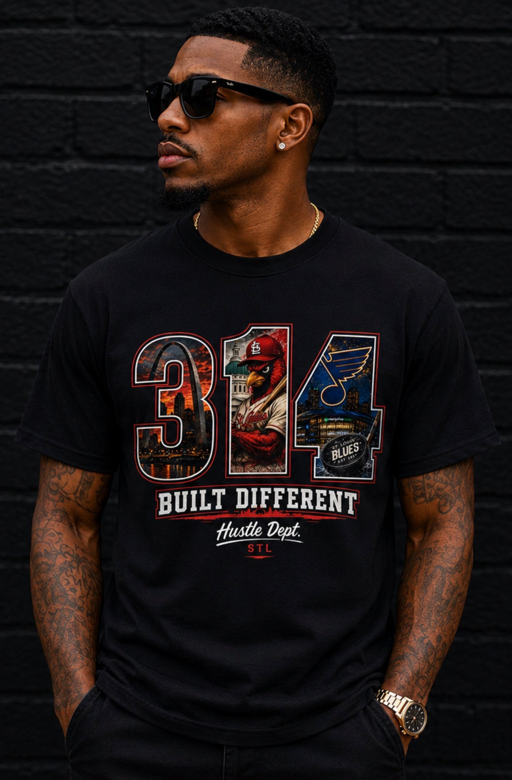 314 Built Different Tee