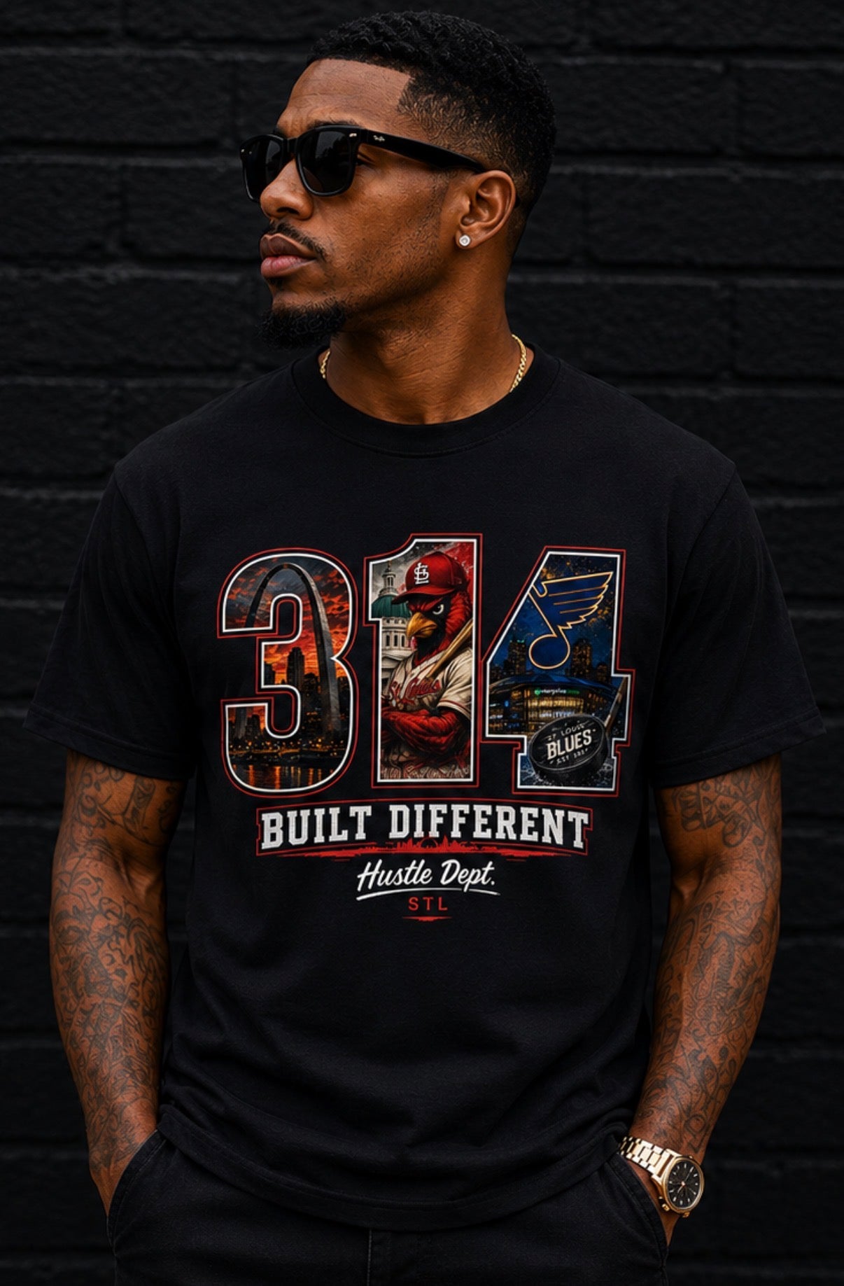 314 Built Different Tee